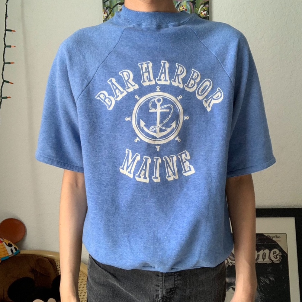Bay Harbor Maine Mid Sleeve Sweatshirt